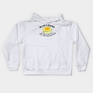 Be like a roomba (yellow) Kids Hoodie